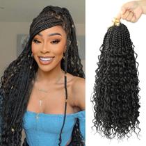 Crochet Hair Diha Goddess Box Braids 22 polegadas Curly Ends x8 Crochet Hair Diha Goddess Box Braids 22 polegadas Curly Ends x8