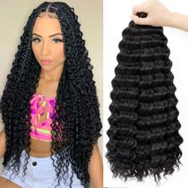 Crochet Hair Eerya Ocean Wave 18 polegadas, 6 pacotes para mulheres negras Crochet Hair Eerya Ocean Wave 18 polegadas, 6 pacotes para mulheres negras
