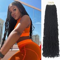 Crochet Hair Faux Locs Soft Locs, 20 polegadas, 7 pacotes para mulheres Crochet Hair Faux Locs Soft Locs, 20 polegadas, 7 pacotes para mulheres