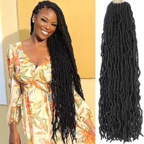 Crochet Hair Faux Locs Soft Locs 30 polegadas, 7 pacotes para mulheres