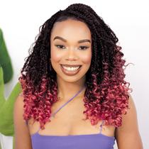 Crochet Hair Fulcrum Goddess Box Braids 14 polegadas, 9 pacotes Crochet Hair Fulcrum Goddess Box Braids 14 polegadas, 9 pacotes