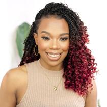 Crochet Hair Fulcrum Goddess Box Braids 30 cm, 9 pacotes