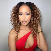 Crochet Hair Fulcrum Goddess Locs 25 cm, 8 pacotes para mulheres negras Crochet Hair Fulcrum Goddess Locs 25 cm, 8 pacotes para mulheres negras