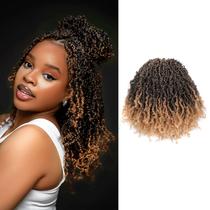 Crochet Hair GIX Yanky Twist, 10 polegadas, 8 pacotes, Ombre Blonde Crochet Hair GIX Yanky Twist, 10 polegadas, 8 pacotes, Ombre Blonde