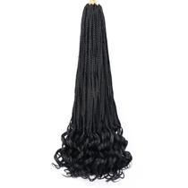 Crochet Hair kaluli French Curl 60cm para mulheres negras Crochet Hair kaluli French Curl 60cm para mulheres negras