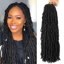 Crochet Hair Layashow Soft Locs, 24 polegadas, 6 pacotes para mulheres negras