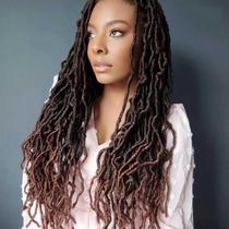 Crochet Hair Layashow Soft Locs, 24 polegadas, 6 pacotes para mulheres
