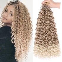 Crochet Hair Leeven Gogo Curl 18 polegadas, 8 pacotes para mulheres