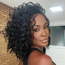 Crochet Hair Leeven Gogo Curl 20 cm, 8 pacotes, preto sintético