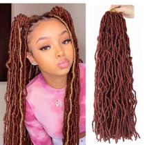 Crochet Hair Soft Locs de 18 polegadas, 8 pacotes para mulheres negras