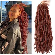 Crochet Hair Soft Locs de 20 cm, 8 pacotes 350 sintéticos para mulheres Crochet Hair Soft Locs de 20 cm, 8 pacotes 350 sintéticos para mulheres