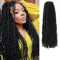 Crochet Hair Soft Locs Faux Locs 24 polegadas, 6 pacotes para mulheres