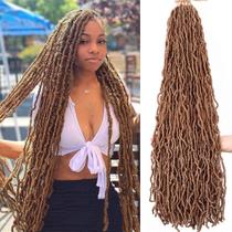 Crochet Hair Soft Locs Faux Locs Braids 36 polegadas, 6 pacotes Crochet Hair Soft Locs Faux Locs Braids 36 polegadas, 6 pacotes