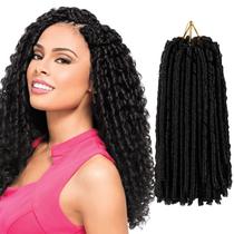 Crochet Hair Urban Soft Dread, 4 pacotes de mechas retas