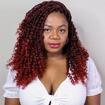 Crochet Hair Wodun Goddess Box Braids de 14 polegadas para mulheres negras