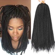 Crochet Hair XCHSLB Goddess Box Braids 14 polegadas, 7 pacotes Crochet Hair XCHSLB Goddess Box Braids 14 polegadas, 7 pacotes