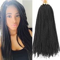 Crochet Hair XCHSLB Goddess Box Braids 18 polegadas, 7 pacotes