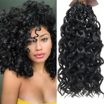 Crochet Hair XSASLYET Gogo Curl/Beach Curl 10in para mulheres negras