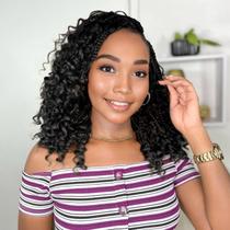 Crochet Hair Yewell Goddess Boho Box Braids, 10 polegadas, pacote com 9 Crochet Hair Yewell Goddess Boho Box Braids, 10 polegadas, pacote com 9