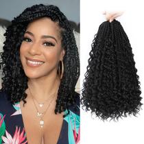 Crochet Hair Yewell Goddess Box Braids 12 polegadas, 9 pacotes