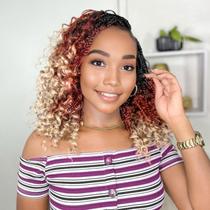 Crochet Hair Yewell Goddess Box Braids 12 polegadas, 9 pacotes
