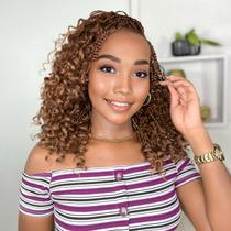 Crochet Hair Yewell Goddess Box Braids 14 polegadas, 9 pacotes