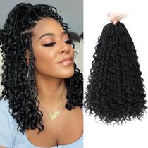 Crochet Hair Yewell Goddess Box Braids Boho 14 polegadas, 9 pacotes Crochet Hair Yewell Goddess Box Braids Boho 14 polegadas, 9 pacotes