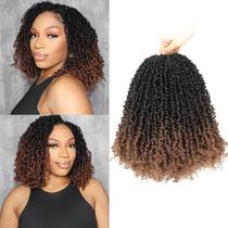 Crochet Hair Youngther Yanky Twist, pacote com 6 polegadas para mulheres Crochet Hair Youngther Yanky Twist, pacote com 6 polegadas para mulheres