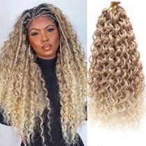 Crochet Hair YXCHERISHAIR GoGo Curl 18 polegadas Ombre Blonde Crochet Hair YXCHERISHAIR GoGo Curl 18 polegadas Ombre Blonde