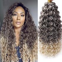 Crochet Hair YXCHERISHAIR GoGo Curl, 8 pacotes de 18 polegadas