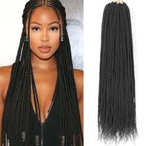 Crochet Hair ZRQ Senegalese Twist de 24 polegadas para mulheres negras