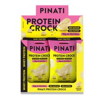 Crock De Chocolate Branco Com Whey Protein Sem Açúcar 8 Unidades De 50g Cada Pinati