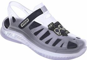 Crocks Led WordColors Transparente Marinho Infantil Masculino Crocks Led WordColors Transparente Marinho Infantil Masculino