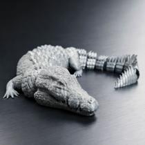 Crocodilo Articulado 3D Brinquedo Flexível e Decorativo - Crocodilo Articulado 3D Brinquedo Flexível e Decorativo -