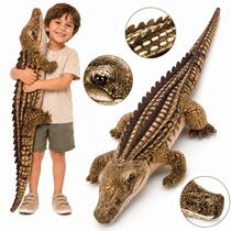 Crocodilo Jacaré De Pelúcia Fofinho 96 Cm Gigante Realista Antialérgica - CAA Toys Crocodilo Jacaré De Pelúcia Fofinho 96 Cm Gigante Realista Antialérgica - CAA Toys