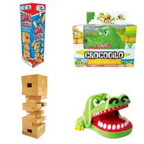 Crocodilo Morde Dedo + Jogo Caiu Perdeu