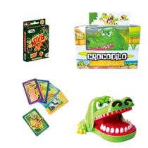 Crocodilo Morde Dedo + Jogo Do Mico 2 em 1 Crocodilo Morde Dedo + Jogo Do Mico 2 em 1
