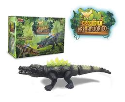 Crocodilo Pré Histórico Brinquedo Infantil Jacaré Som E Luz