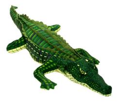 Crocodilo Verde Realista 127cm - Pelúcia - Foffy Crocodilo Verde Realista 127cm - Pelúcia - Foffy