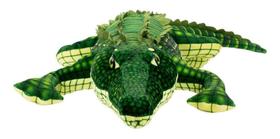 Crocodilo Verde Realista 94cm - Pelúcia - Foffy
