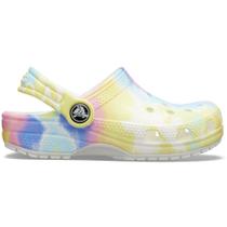 Crocs Classic Clog Infantil Tie Dye White/Multi