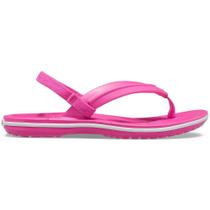 Crocs Crocband Strap Flip Kids Electric Pink