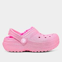 Crocs Infantil Classic Lined Glitter Clog T Menina Crocs Infantil Classic Lined Glitter Clog T Menina