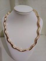 croker feminino - 40cm foleado a ouro 18k - banho 10mm 18k croker feminino - 40cm foleado a ouro 18k - banho 10mm 18k