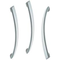 Cromado elegante Kit 3 Beckmann p móveis finos