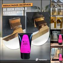 Cromado Novo Removedor de Manchas e Calcificação Inox 150g Cromado Novo Removedor de Manchas e Calcificação Inox 150g