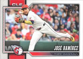 Cromo de Beisebol 2026 Topps José Ramírez Cromo de Beisebol 2026 Topps José Ramírez