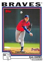 Cromo de Beisebol Topps 2004 Kyle Davies Rookie Braves Cromo de Beisebol Topps 2004 Kyle Davies Rookie Braves