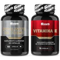 Cromo Picolinato 120 Caps + Vitamina E 75 Caps Growth