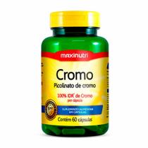 Cromo Picolinato de Cromo 100% IDR com 60 Capsulas Maxinutri Cromo Picolinato de Cromo 100% IDR com 60 Capsulas Maxinutri